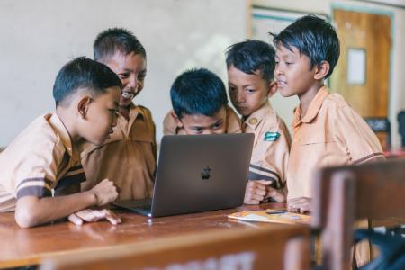 boys in classroom